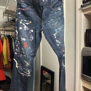 Polo Ralph Lauren Men's Artistic Blue Jeans